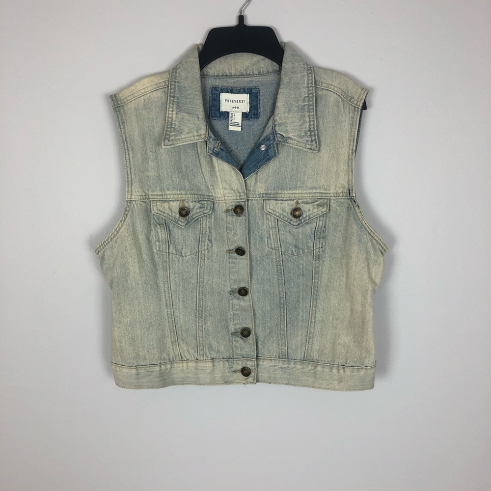 Forever 21 Denim Vest